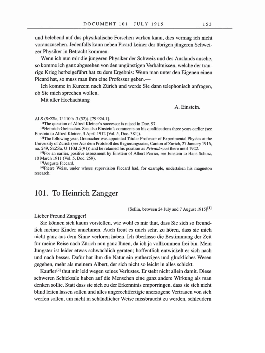 Volume 8, Part A: The Berlin Years: Correspondence 1914-1917 page 153
