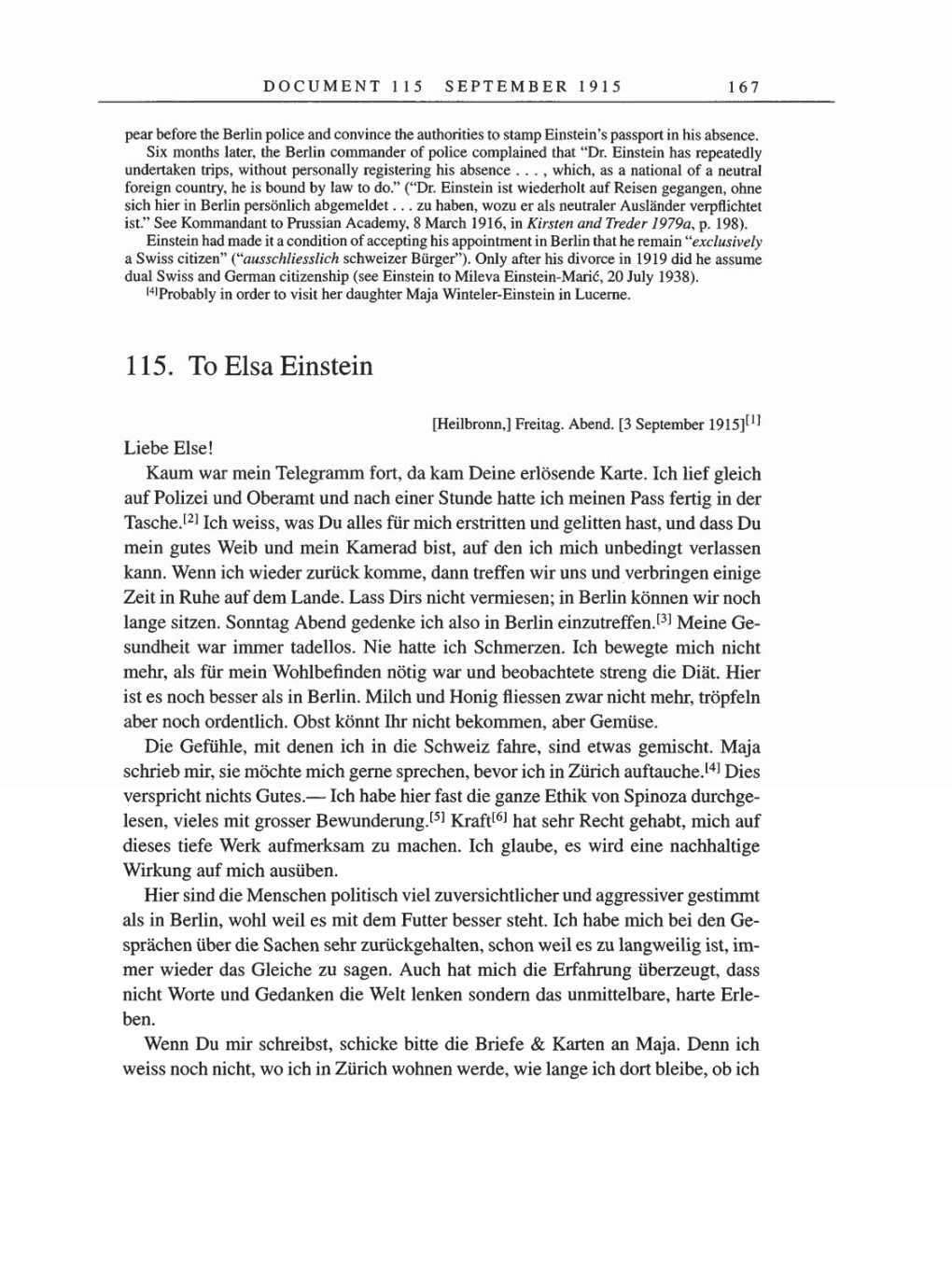 Volume 8, Part A: The Berlin Years: Correspondence 1914-1917 page 167