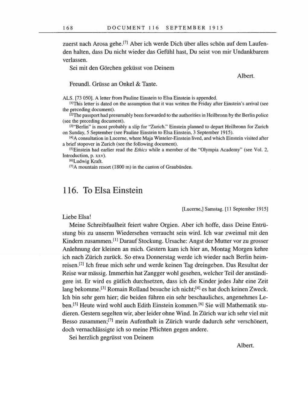 Volume 8, Part A: The Berlin Years: Correspondence 1914-1917 page 168