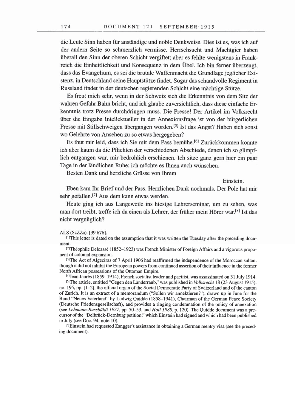 Volume 8, Part A: The Berlin Years: Correspondence 1914-1917 page 174