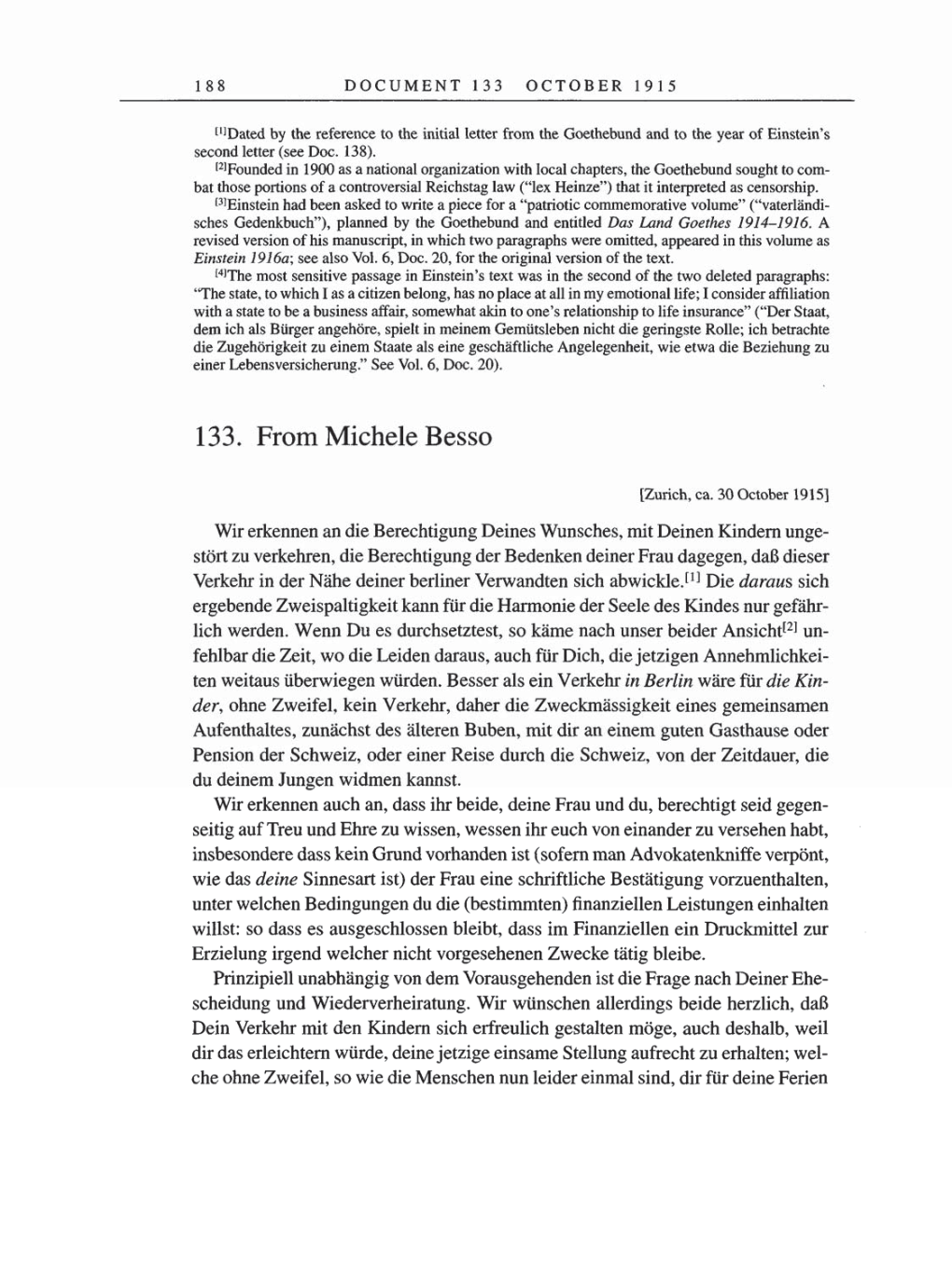 Volume 8, Part A: The Berlin Years: Correspondence 1914-1917 page 188