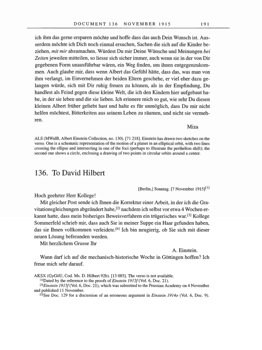 Volume 8, Part A: The Berlin Years: Correspondence 1914-1917 page 191