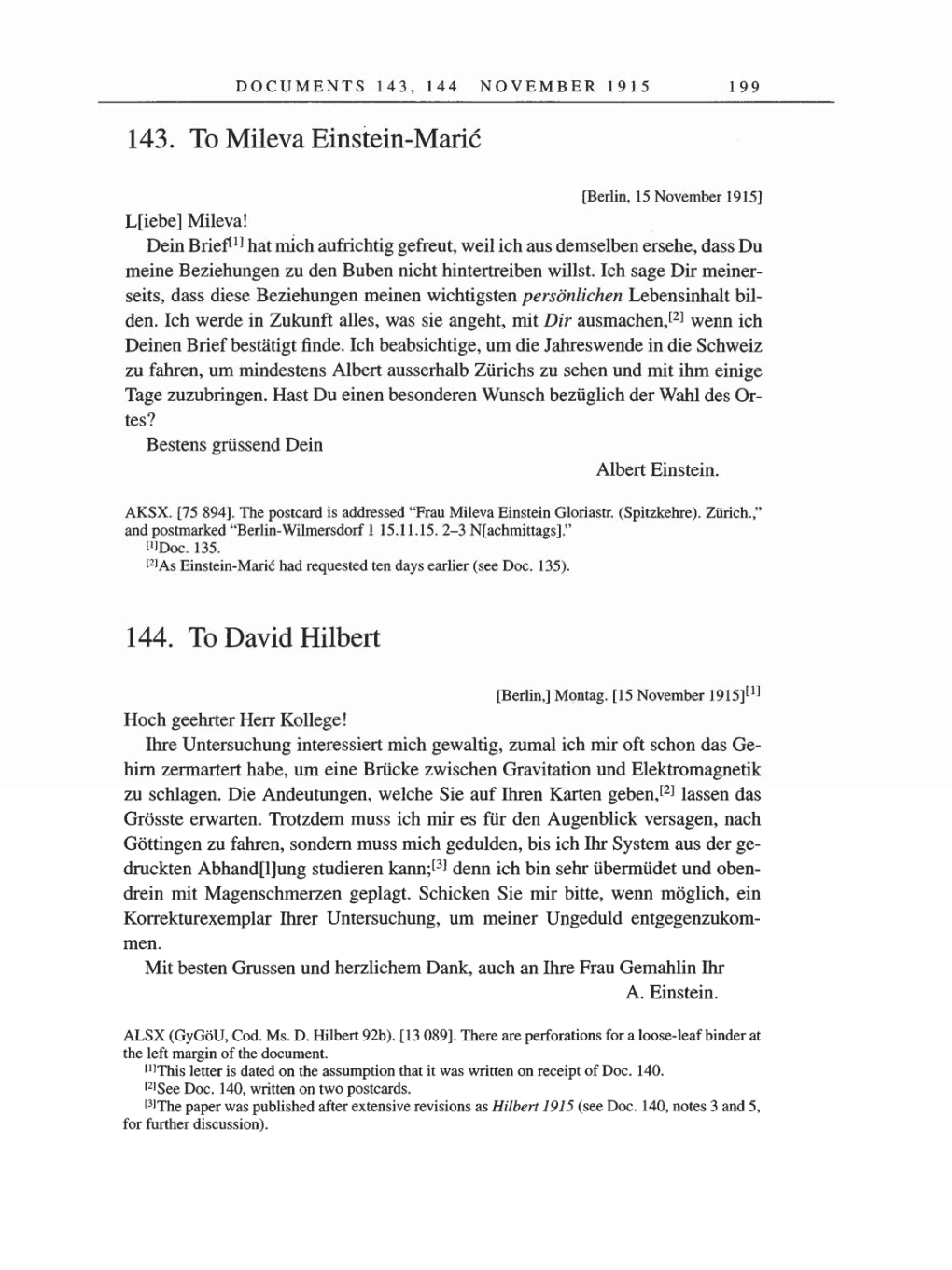 Volume 8, Part A: The Berlin Years: Correspondence 1914-1917 page 199