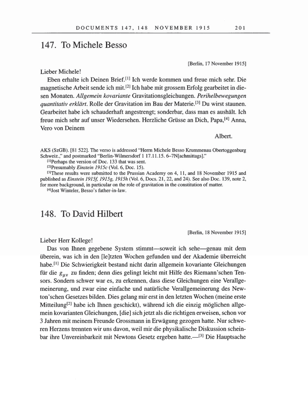 Volume 8, Part A: The Berlin Years: Correspondence 1914-1917 page 201