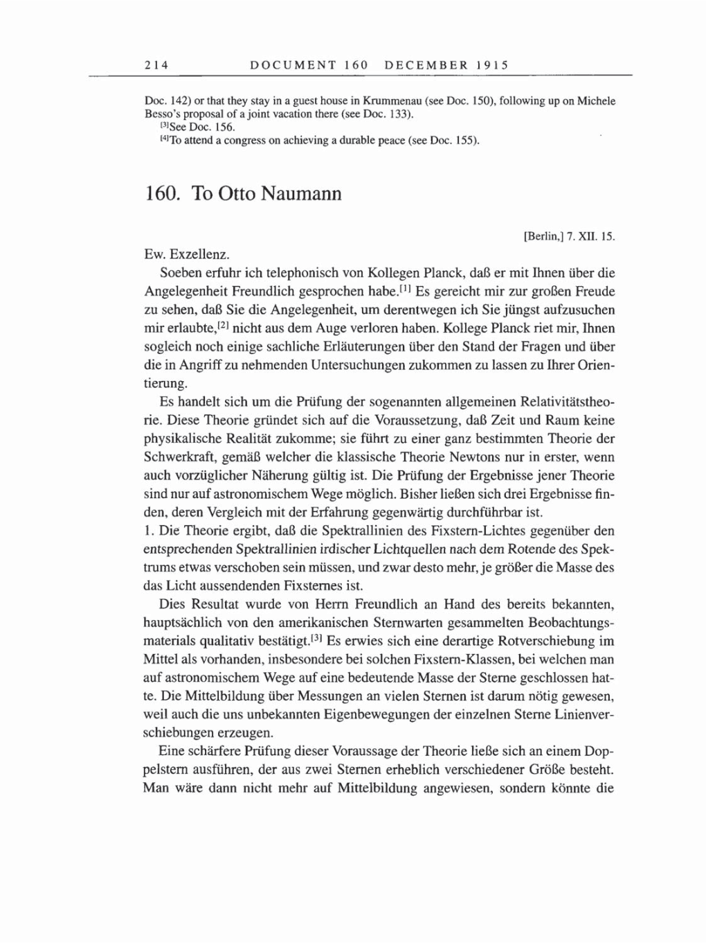 Volume 8, Part A: The Berlin Years: Correspondence 1914-1917 page 214