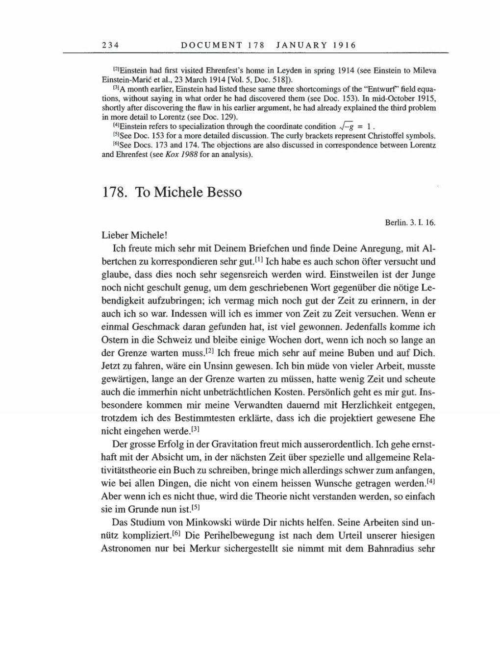 Volume 8, Part A: The Berlin Years: Correspondence 1914-1917 page 234