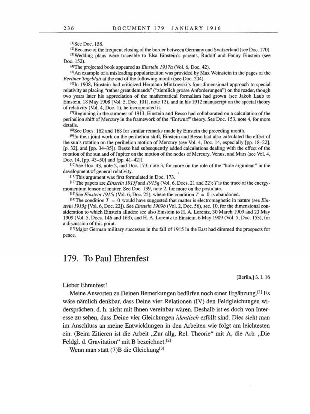 Volume 8, Part A: The Berlin Years: Correspondence 1914-1917 page 236