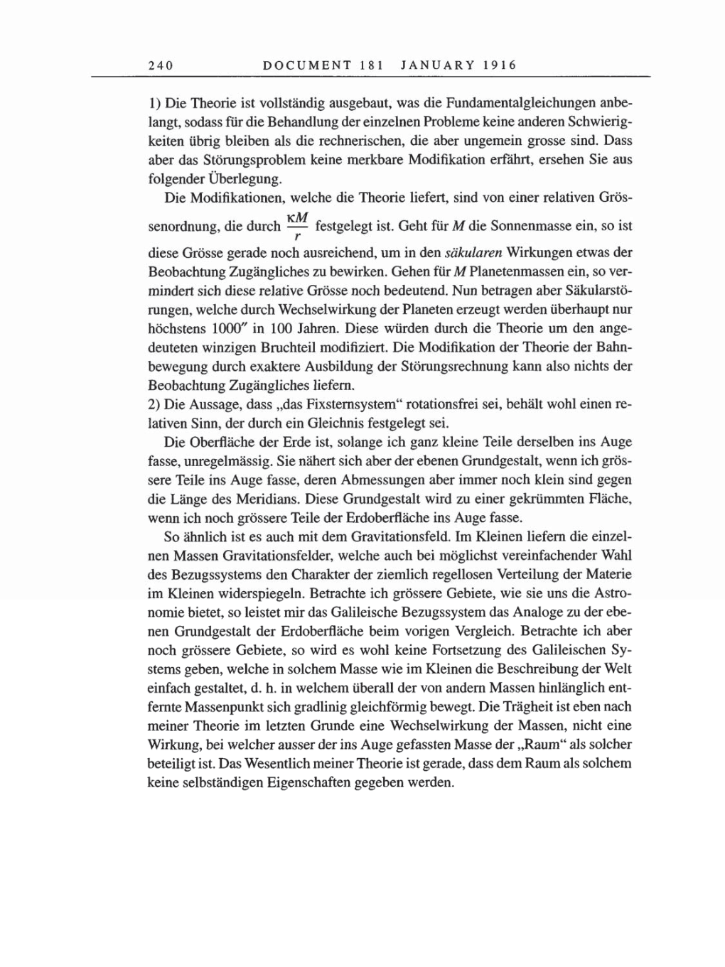 Volume 8, Part A: The Berlin Years: Correspondence 1914-1917 page 240
