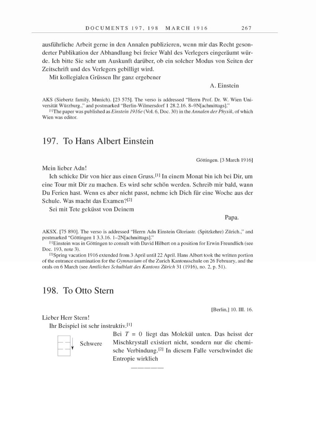 Volume 8, Part A: The Berlin Years: Correspondence 1914-1917 page 267