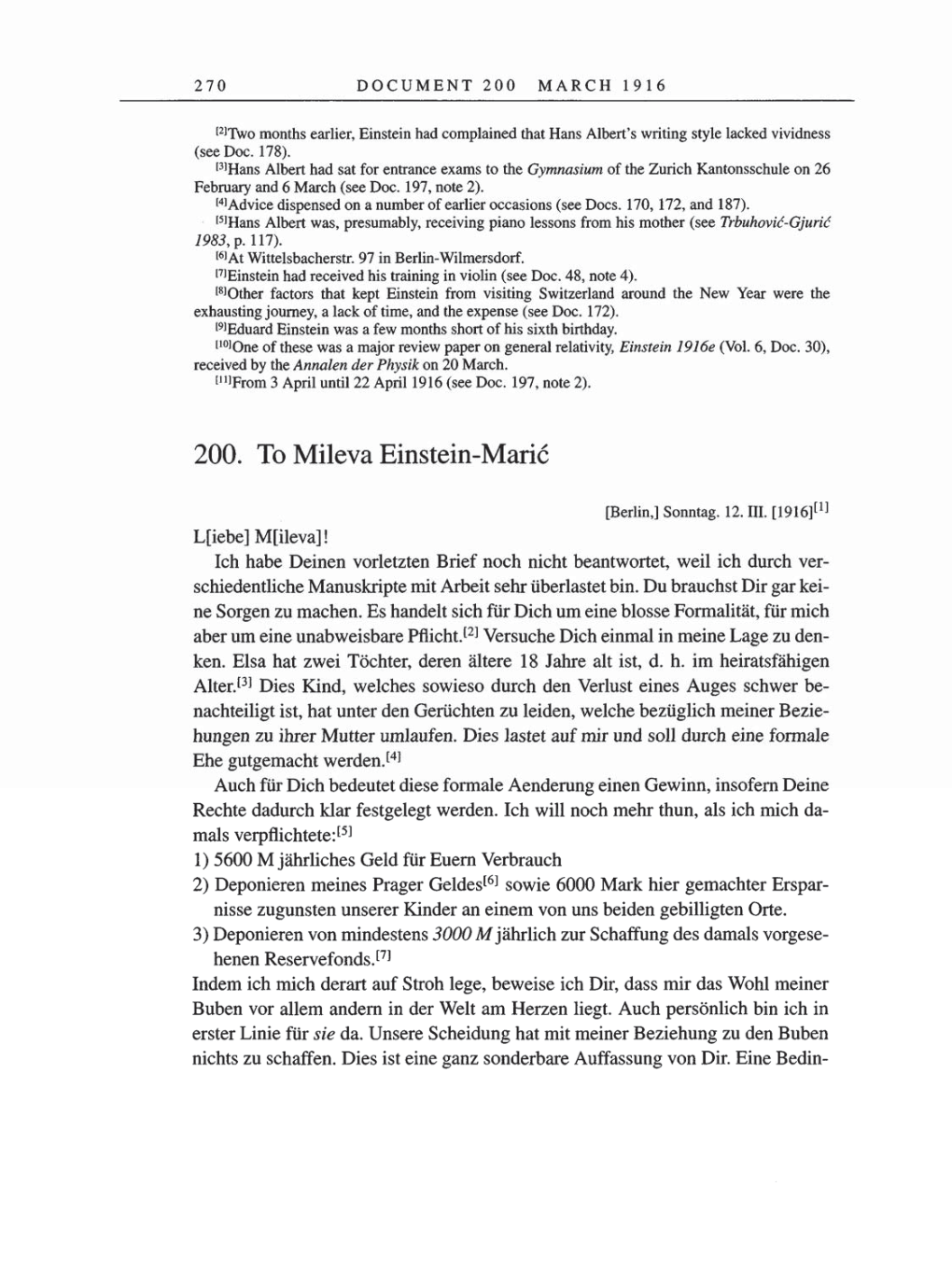 Volume 8, Part A: The Berlin Years: Correspondence 1914-1917 page 270