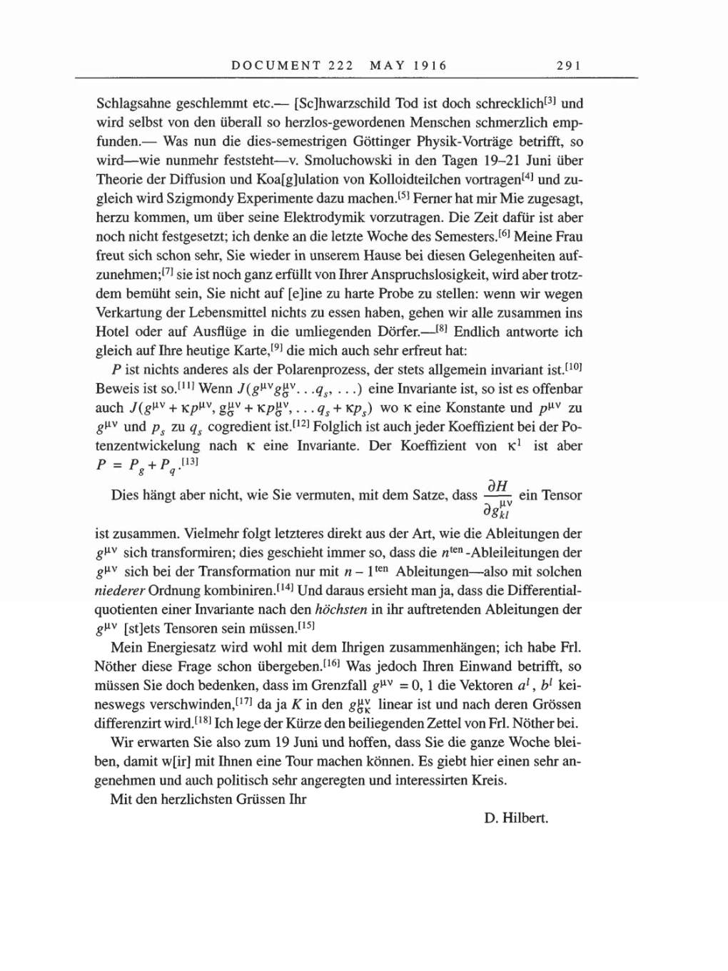 Volume 8, Part A: The Berlin Years: Correspondence 1914-1917 page 291