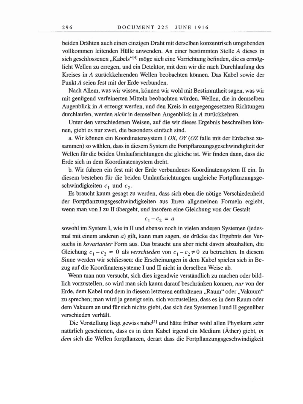 Volume 8, Part A: The Berlin Years: Correspondence 1914-1917 page 296
