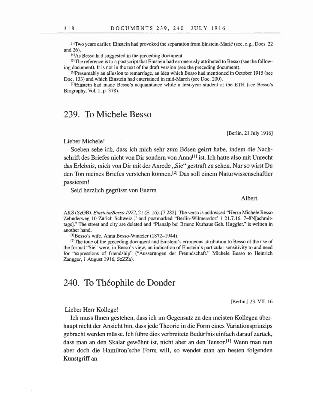 Volume 8, Part A: The Berlin Years: Correspondence 1914-1917 page 318