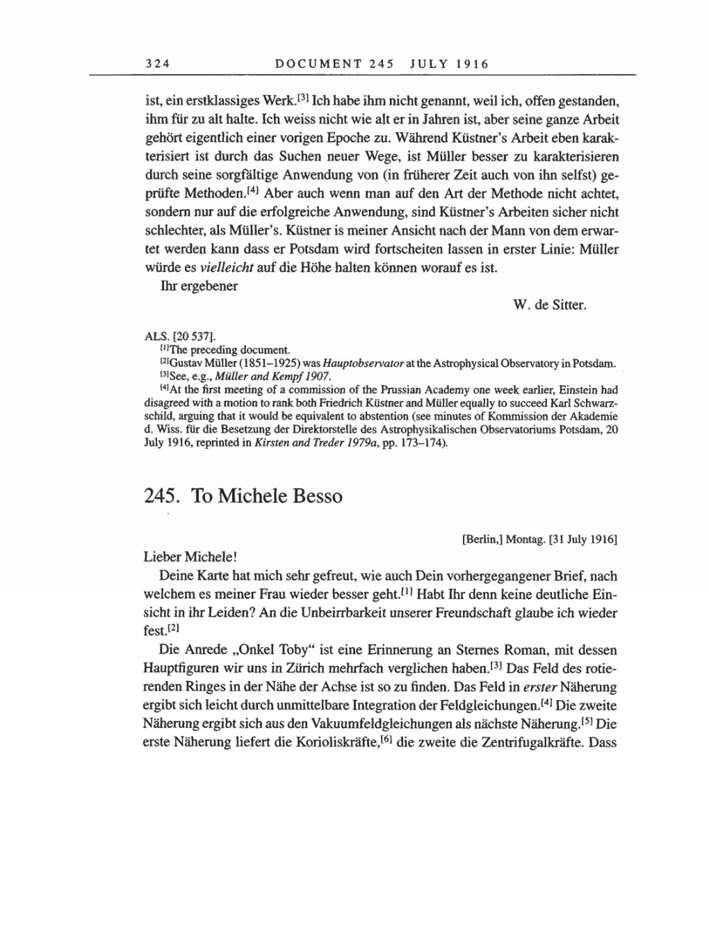 Volume 8, Part A: The Berlin Years: Correspondence 1914-1917 page 324