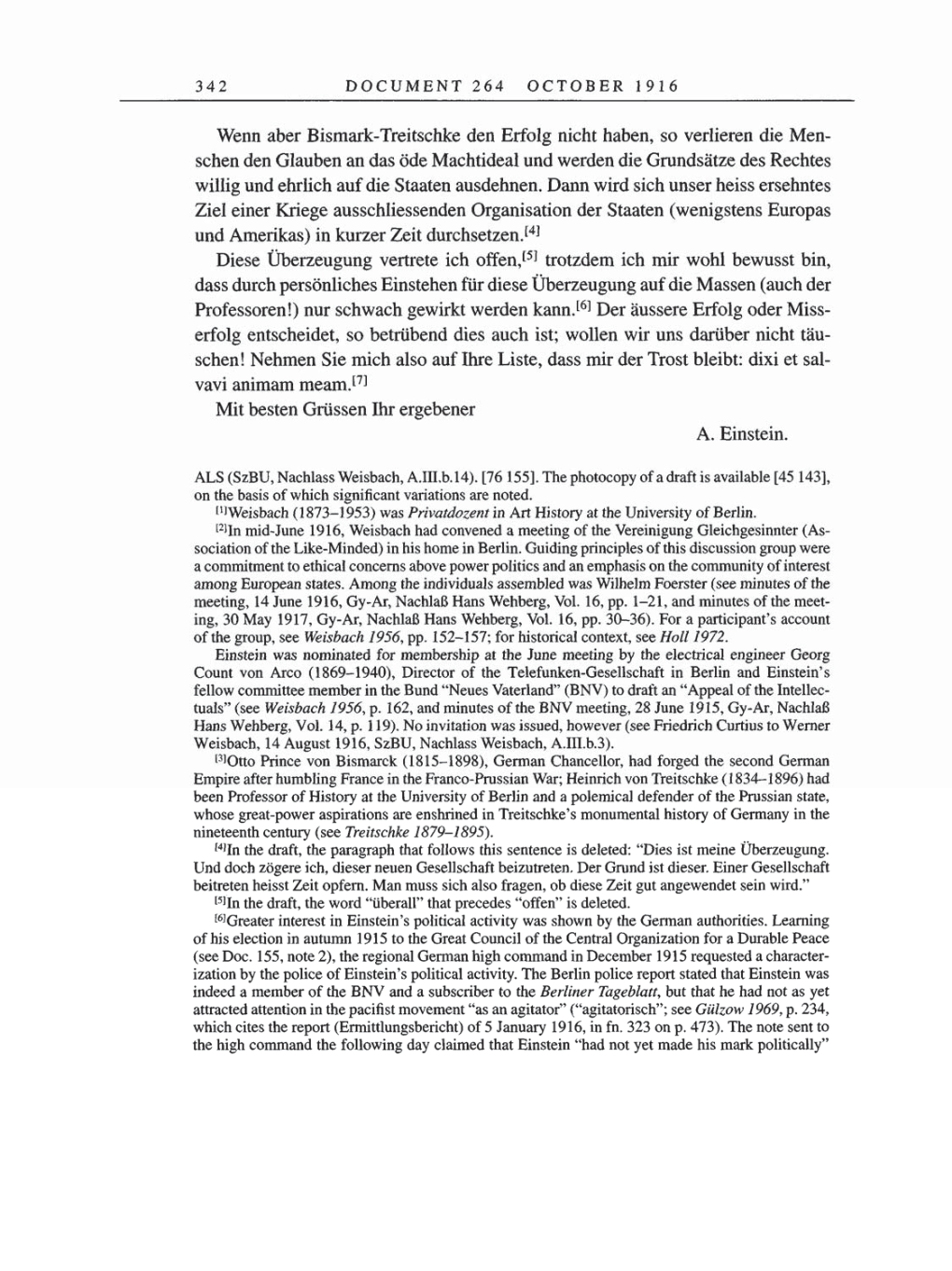 Volume 8, Part A: The Berlin Years: Correspondence 1914-1917 page 342