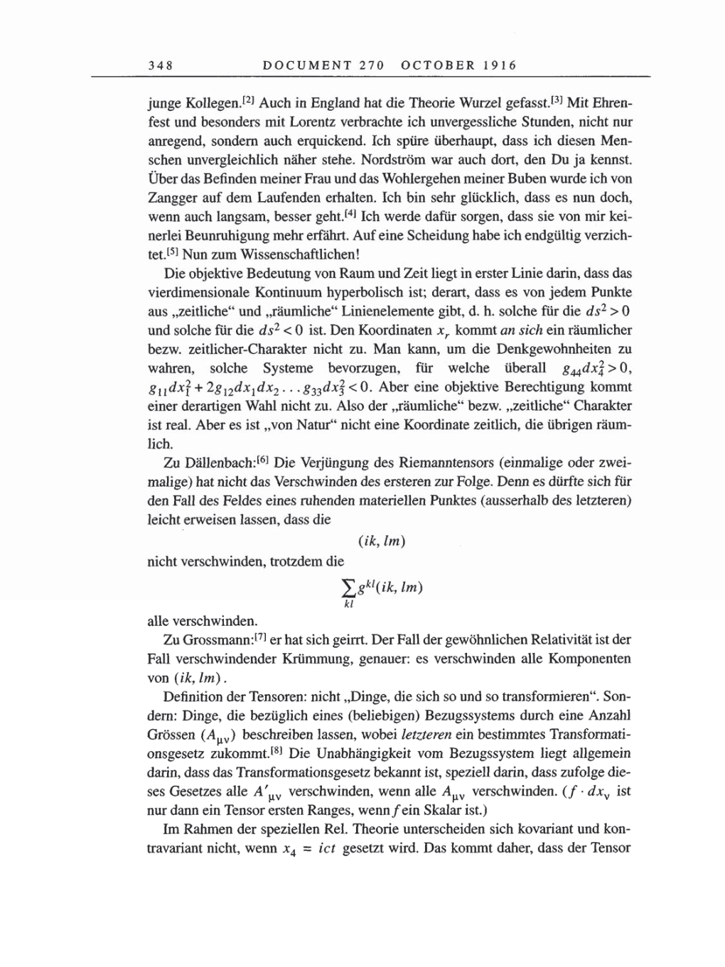Volume 8, Part A: The Berlin Years: Correspondence 1914-1917 page 348