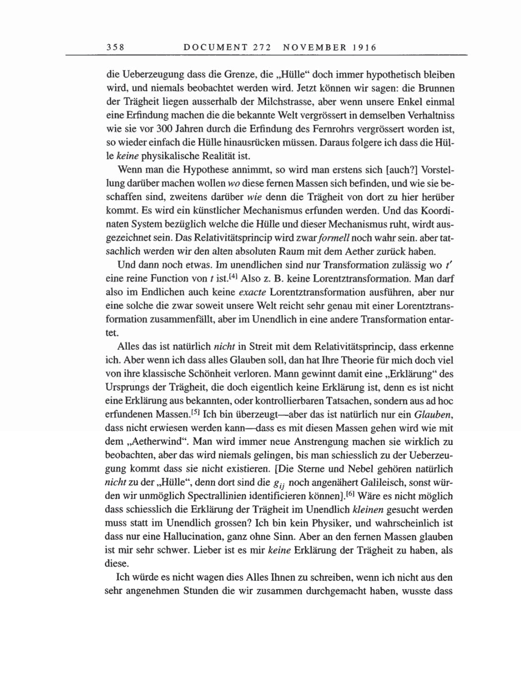 Volume 8, Part A: The Berlin Years: Correspondence 1914-1917 page 358