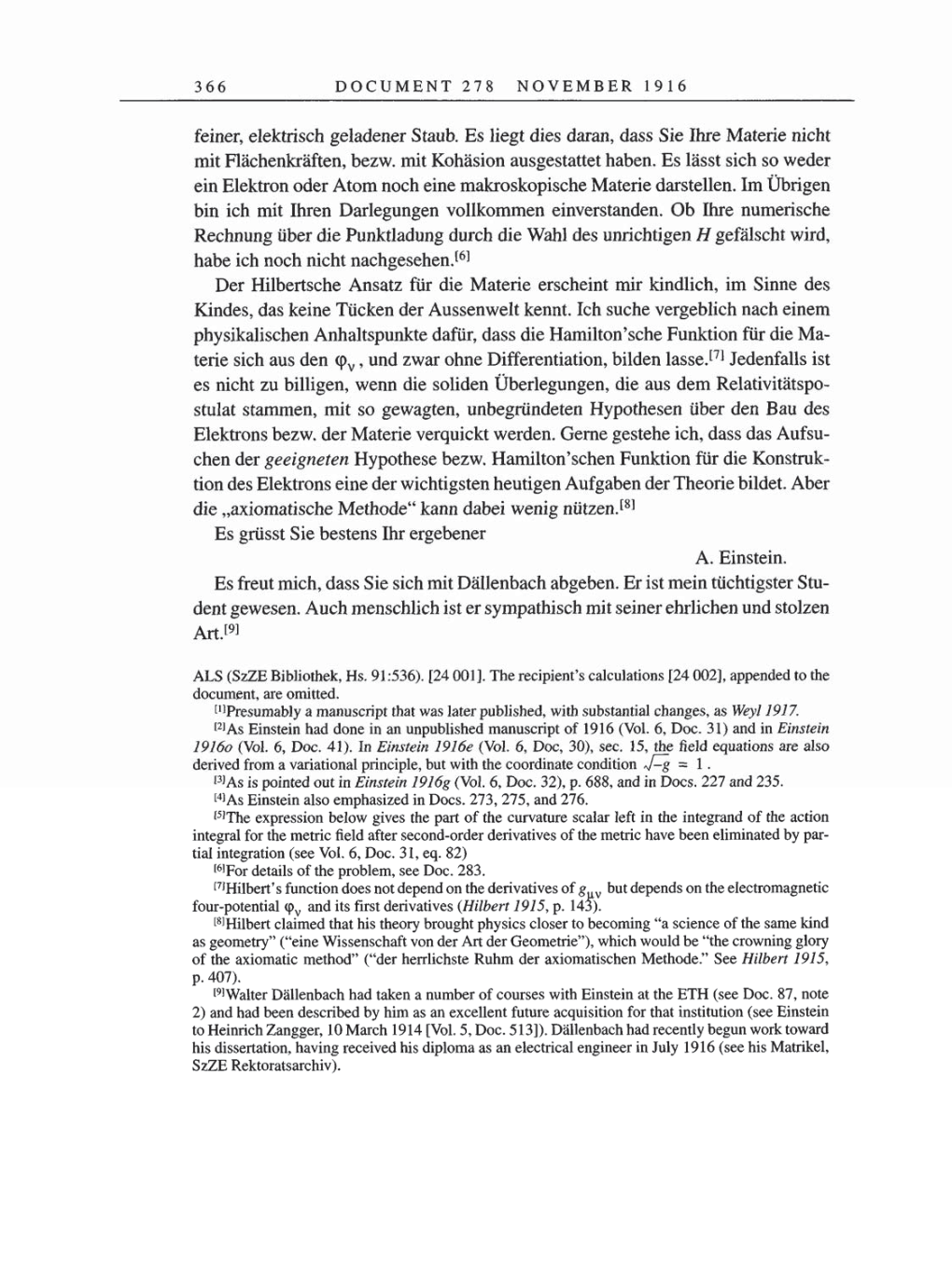 Volume 8, Part A: The Berlin Years: Correspondence 1914-1917 page 366