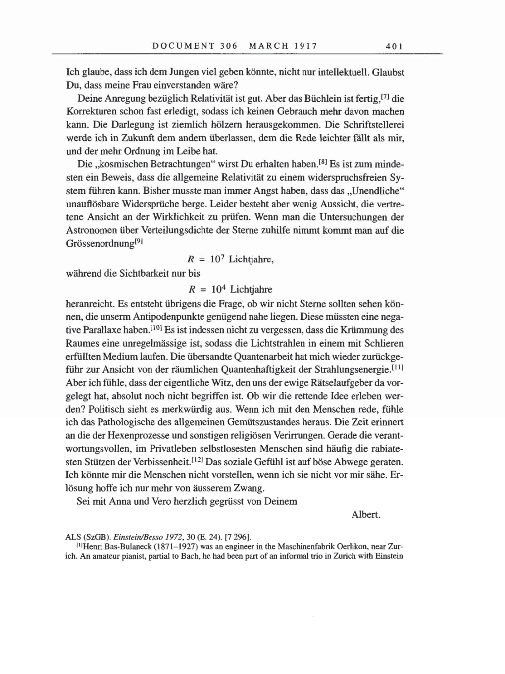 Volume 8, Part A: The Berlin Years: Correspondence 1914-1917 page 401