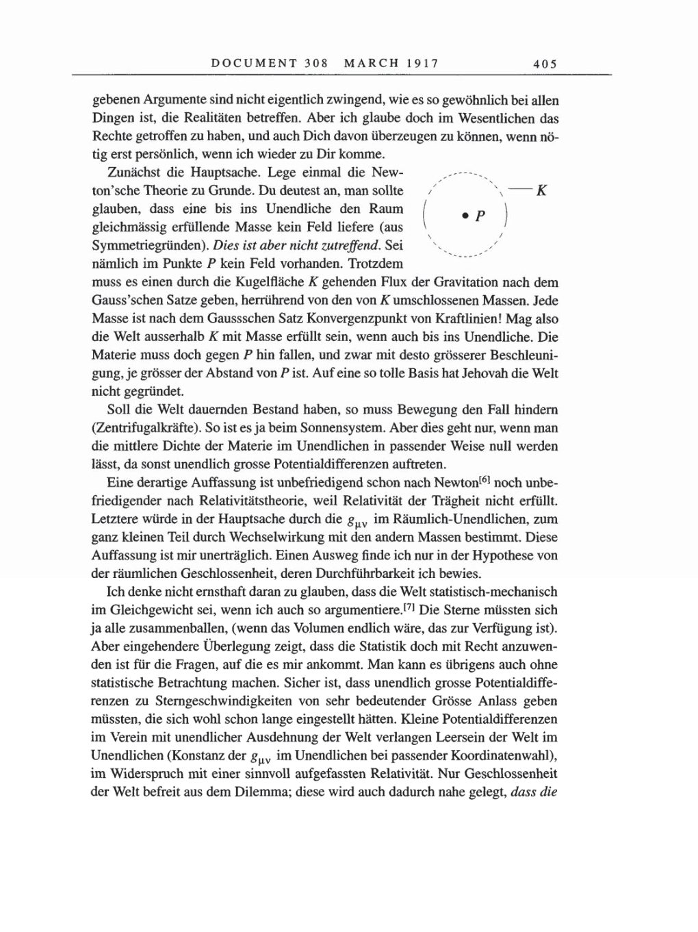 Volume 8, Part A: The Berlin Years: Correspondence 1914-1917 page 405