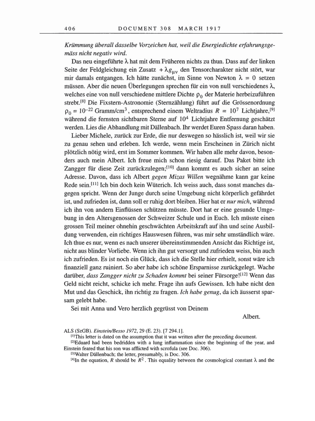 Volume 8, Part A: The Berlin Years: Correspondence 1914-1917 page 406