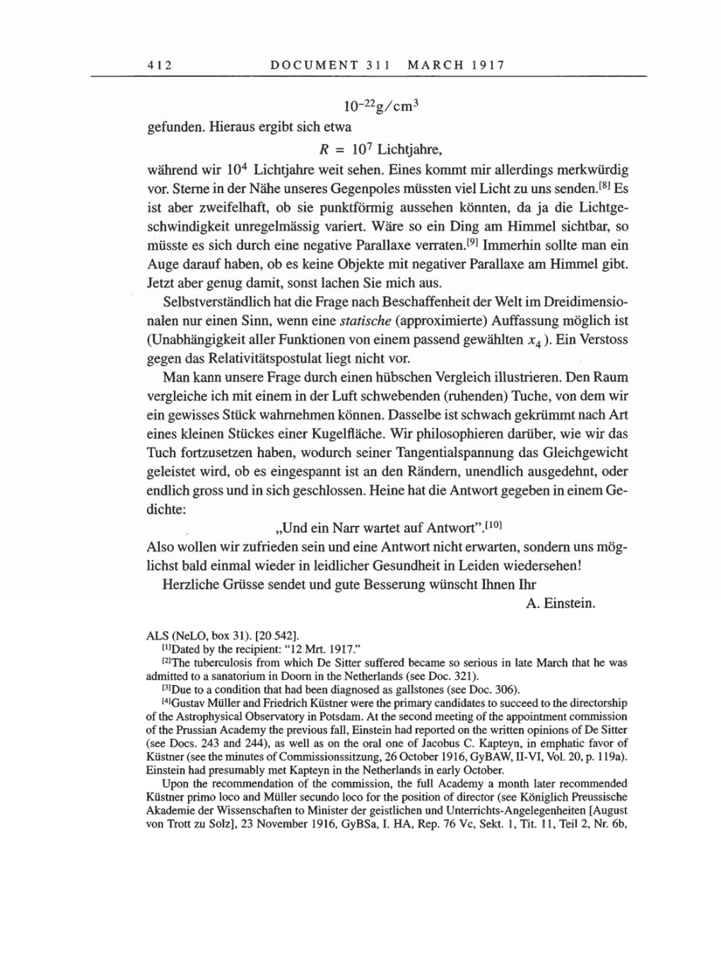 Volume 8, Part A: The Berlin Years: Correspondence 1914-1917 page 412