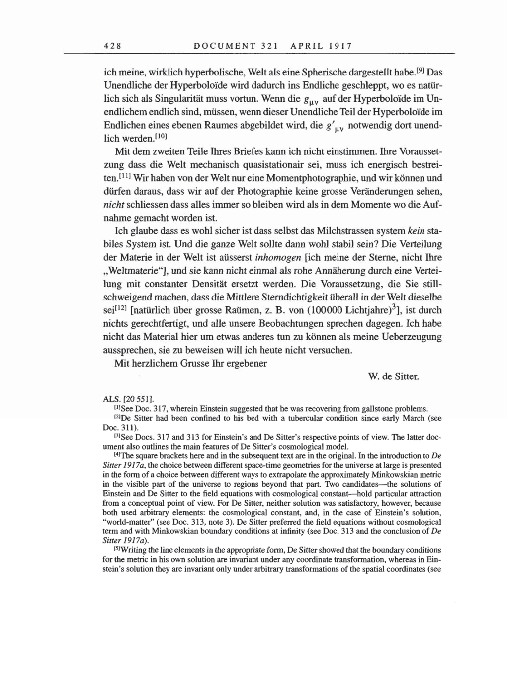 Volume 8, Part A: The Berlin Years: Correspondence 1914-1917 page 428