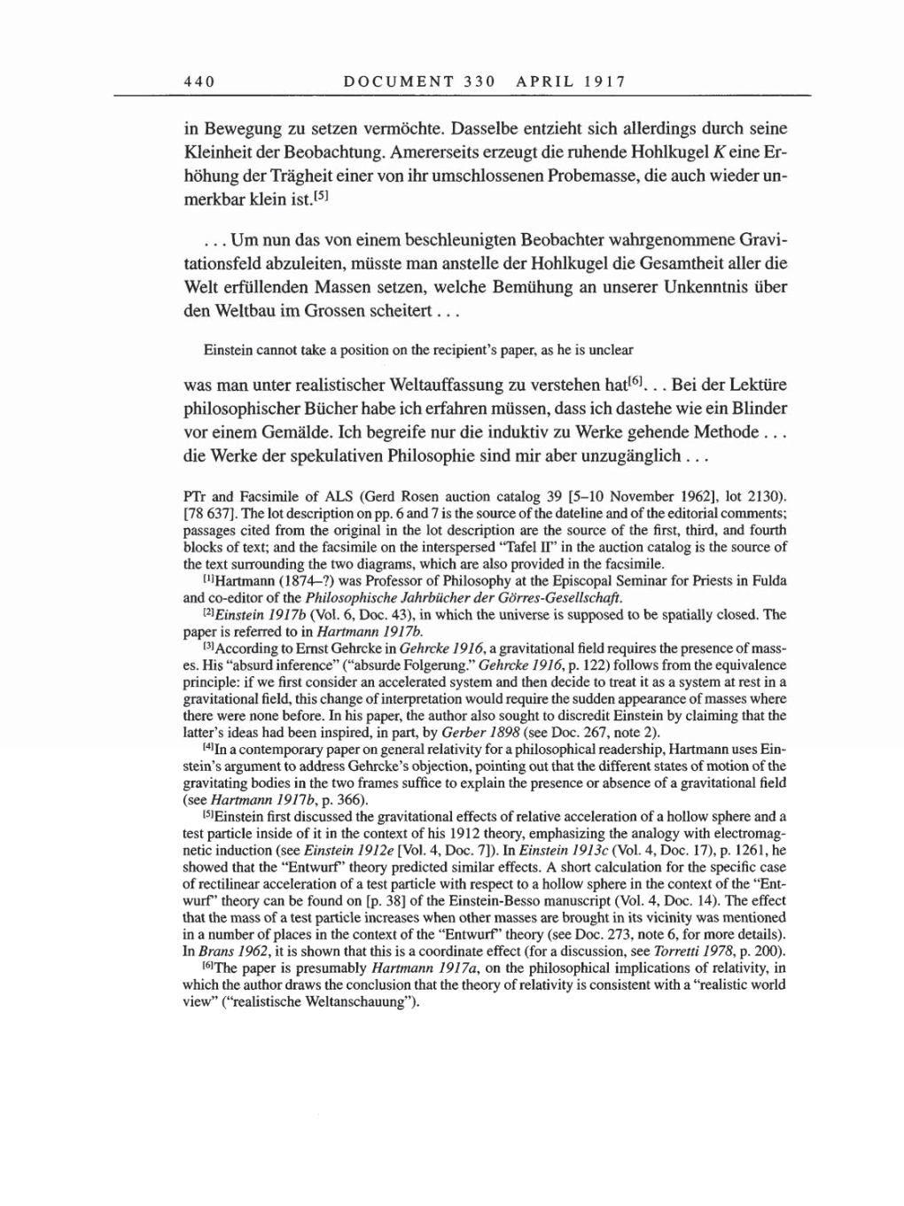Volume 8, Part A: The Berlin Years: Correspondence 1914-1917 page 440
