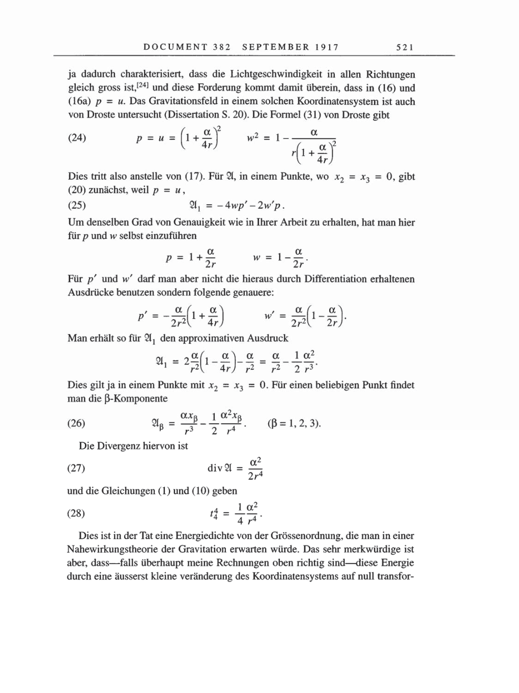 Volume 8, Part A: The Berlin Years: Correspondence 1914-1917 page 521