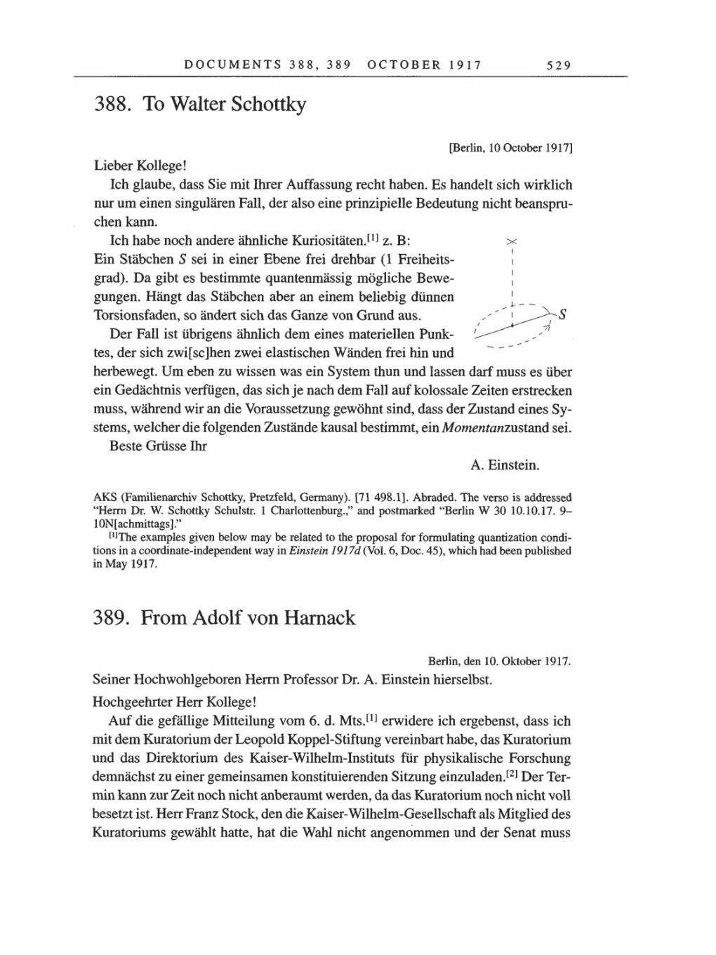 Volume 8, Part A: The Berlin Years: Correspondence 1914-1917 page 529