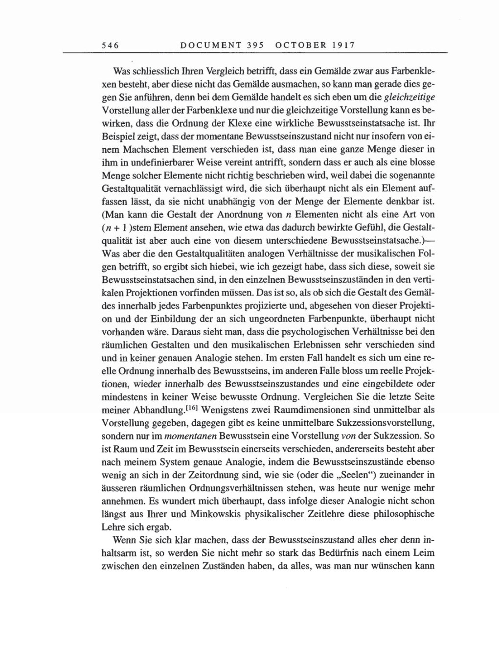 Volume 8, Part A: The Berlin Years: Correspondence 1914-1917 page 546