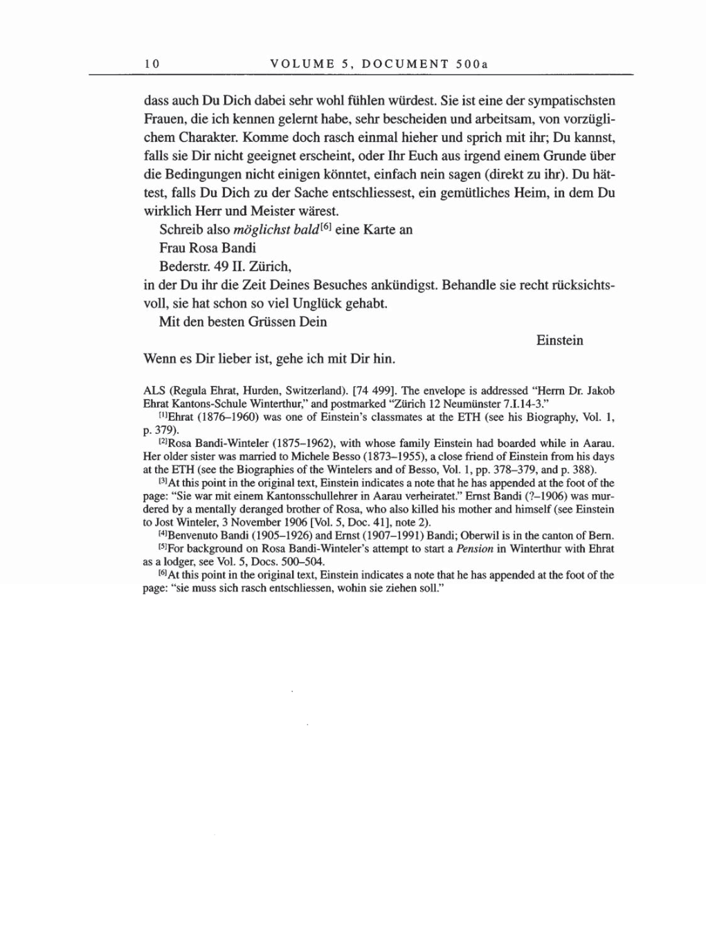 Volume 8, Part A: The Berlin Years: Correspondence 1914-1917 page 10