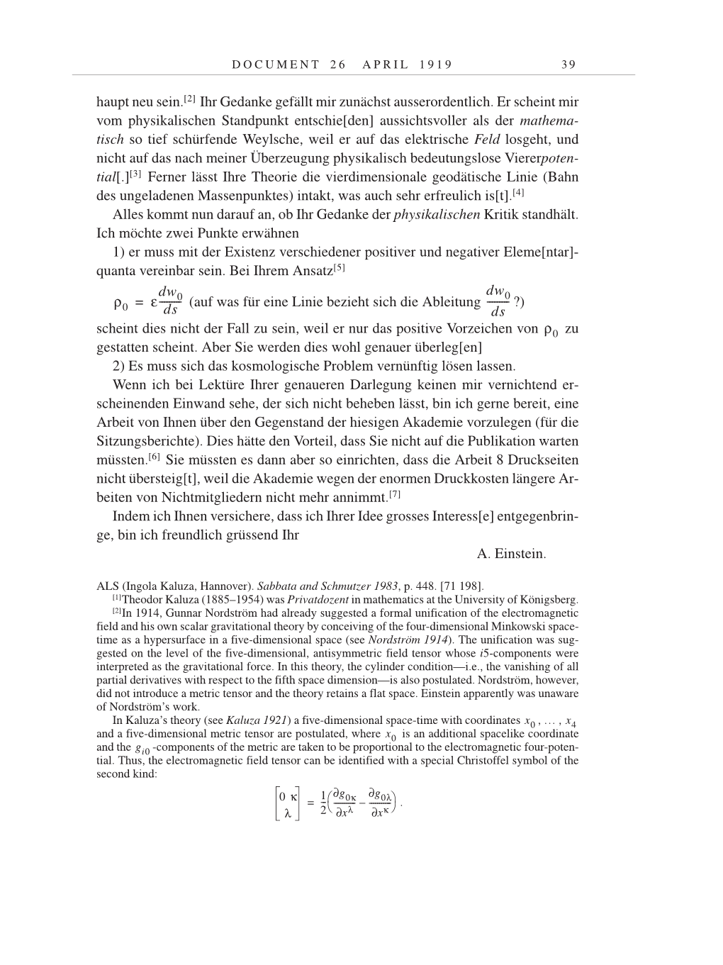 Volume 9: The Berlin Years: Correspondence January 1919-April 1920 page 39