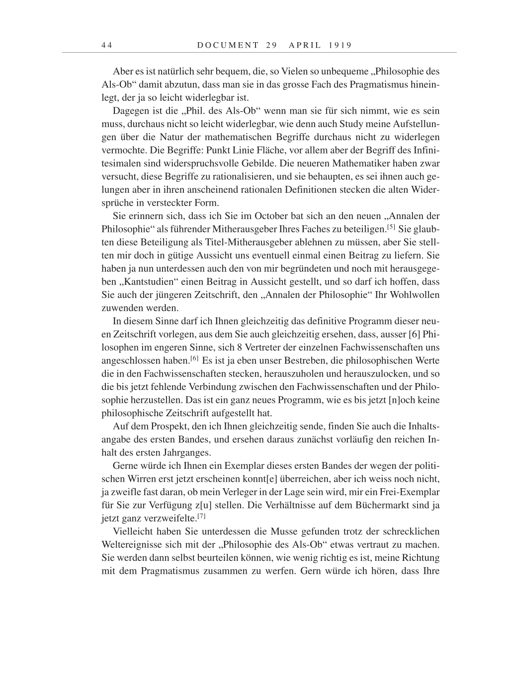 Volume 9: The Berlin Years: Correspondence January 1919-April 1920 page 44