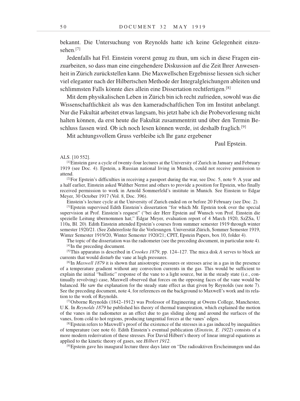 Volume 9: The Berlin Years: Correspondence January 1919-April 1920 page 50