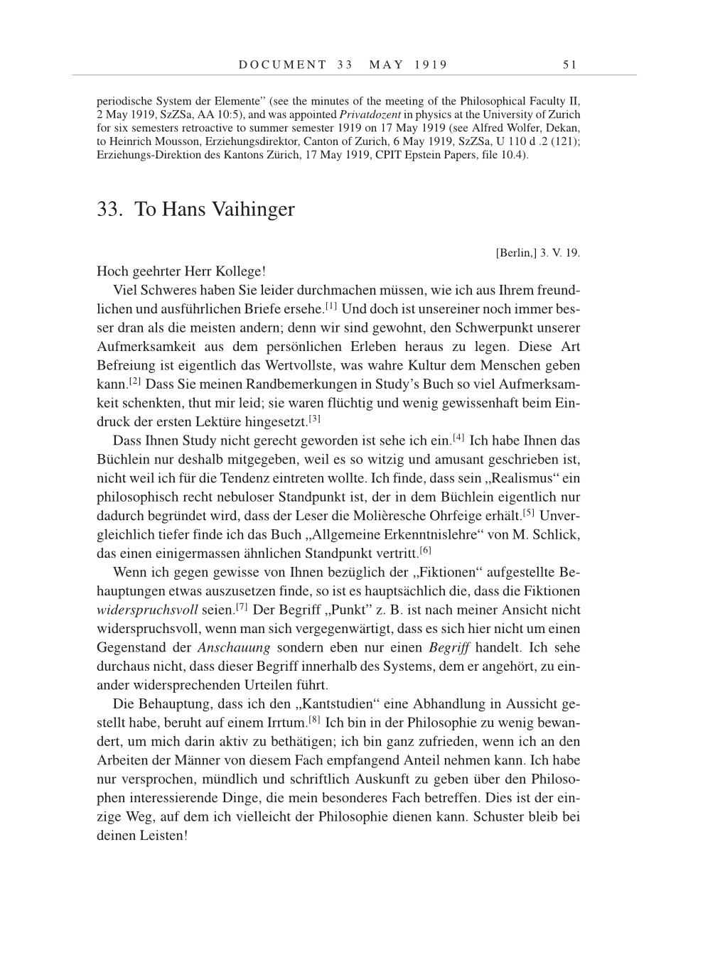 Volume 9: The Berlin Years: Correspondence January 1919-April 1920 page 51