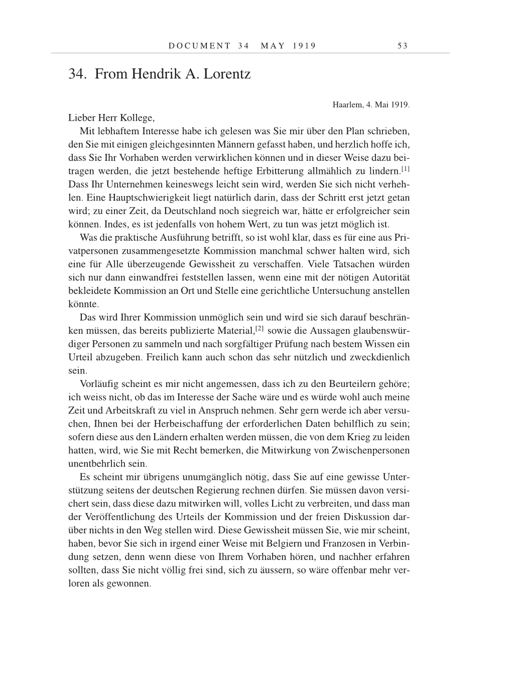Volume 9: The Berlin Years: Correspondence January 1919-April 1920 page 53