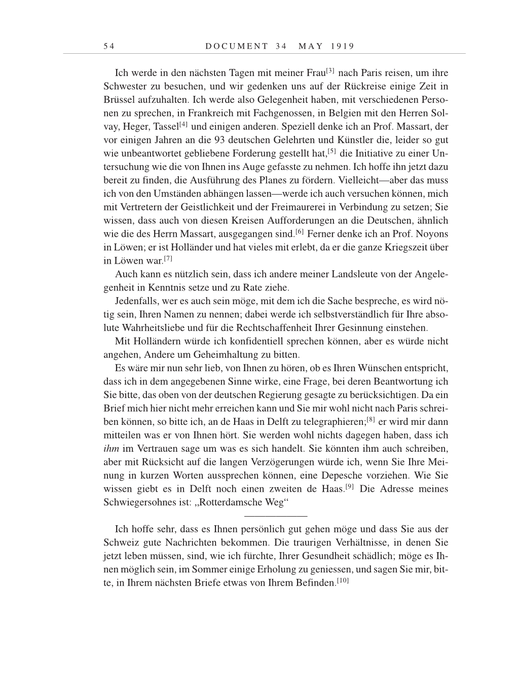 Volume 9: The Berlin Years: Correspondence January 1919-April 1920 page 54