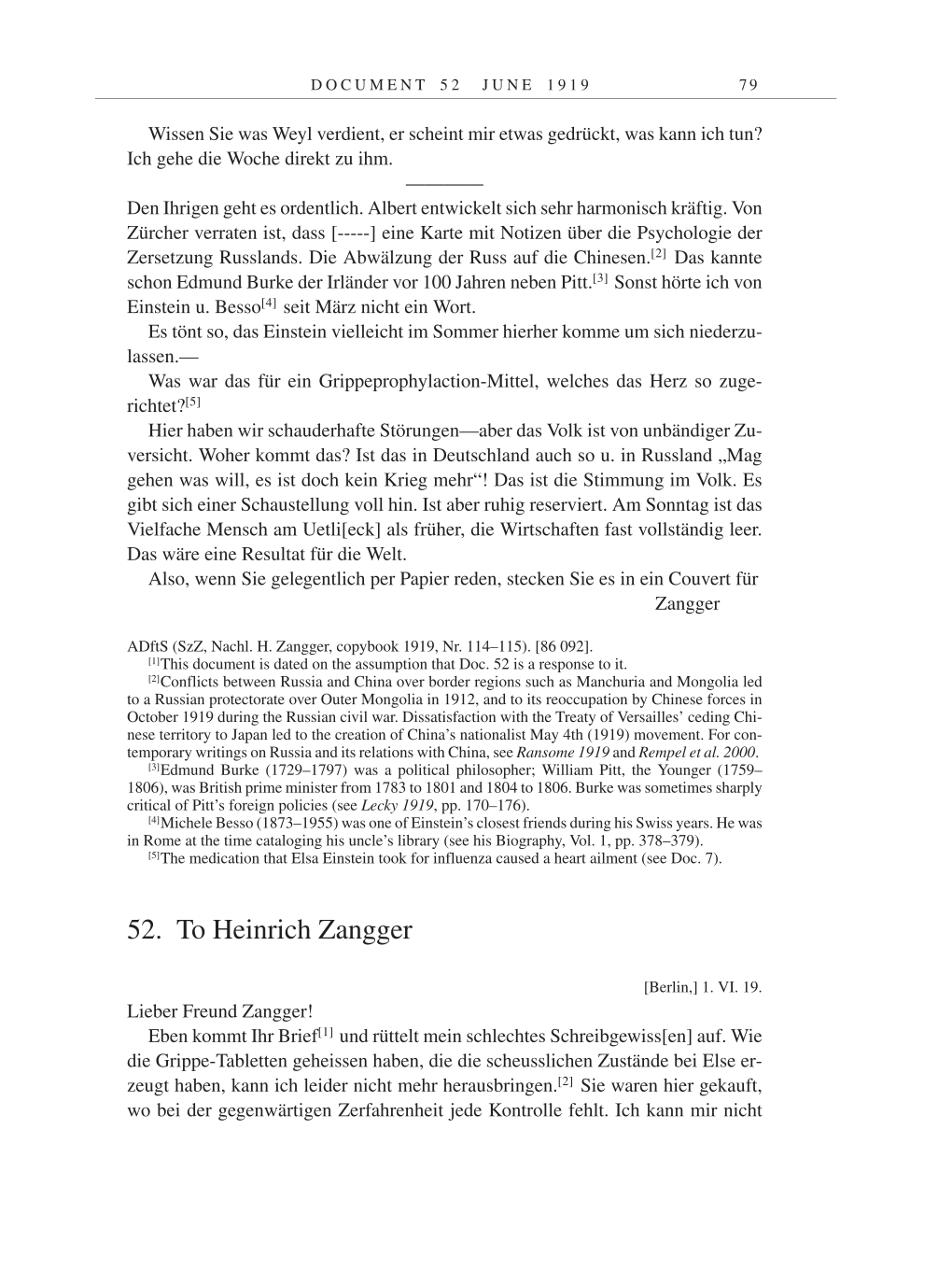 Volume 9: The Berlin Years: Correspondence January 1919-April 1920 page 79