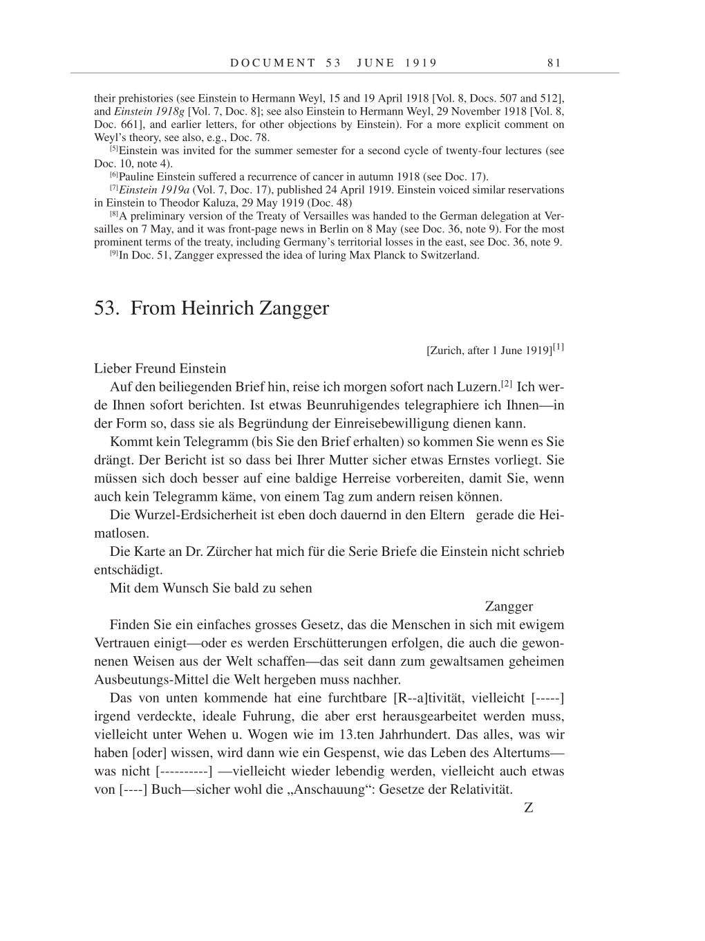 Volume 9: The Berlin Years: Correspondence January 1919-April 1920 page 81