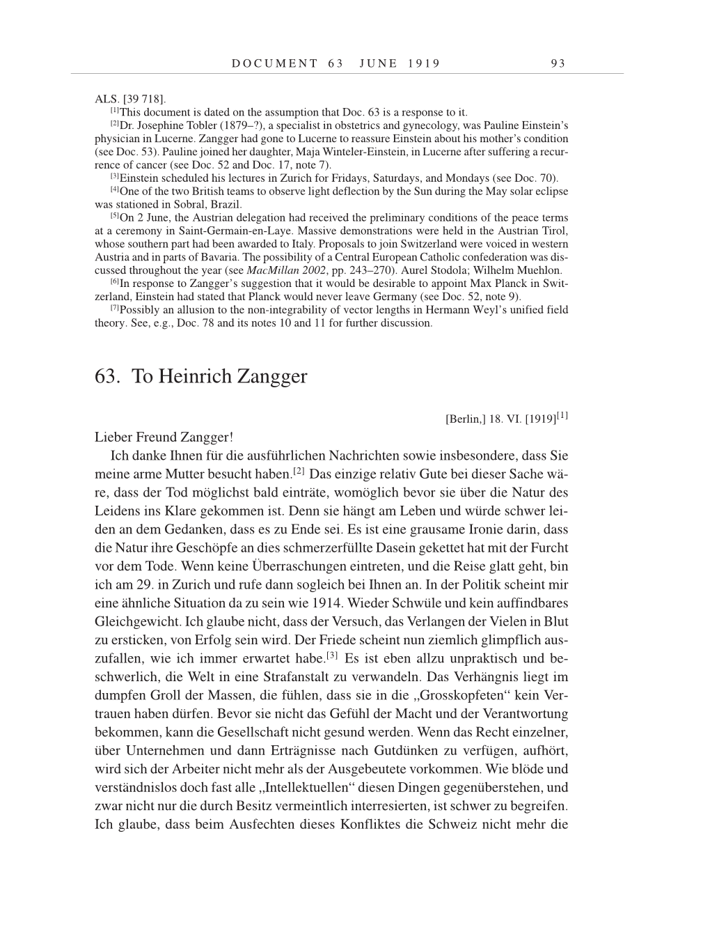 Volume 9: The Berlin Years: Correspondence January 1919-April 1920 page 93