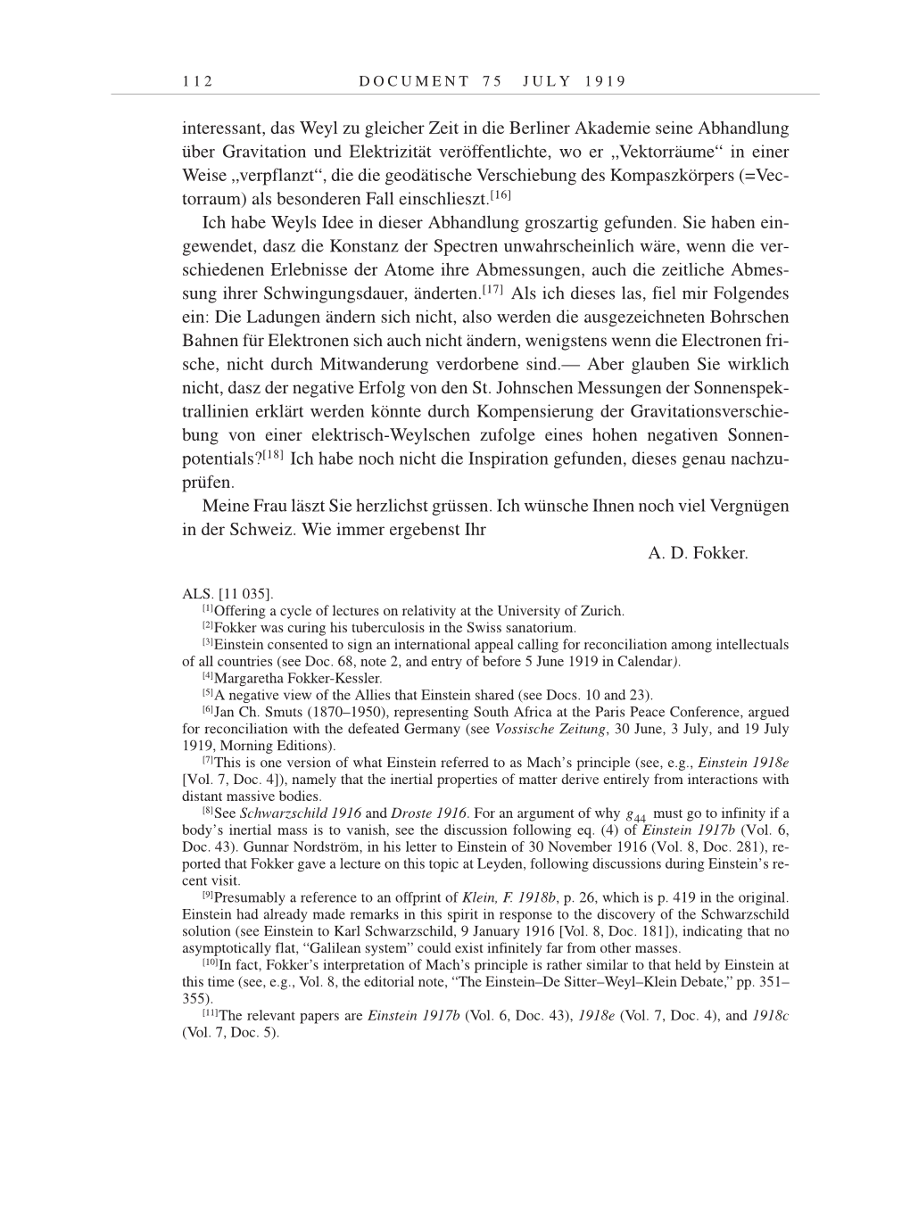 Volume 9: The Berlin Years: Correspondence January 1919-April 1920 page 112