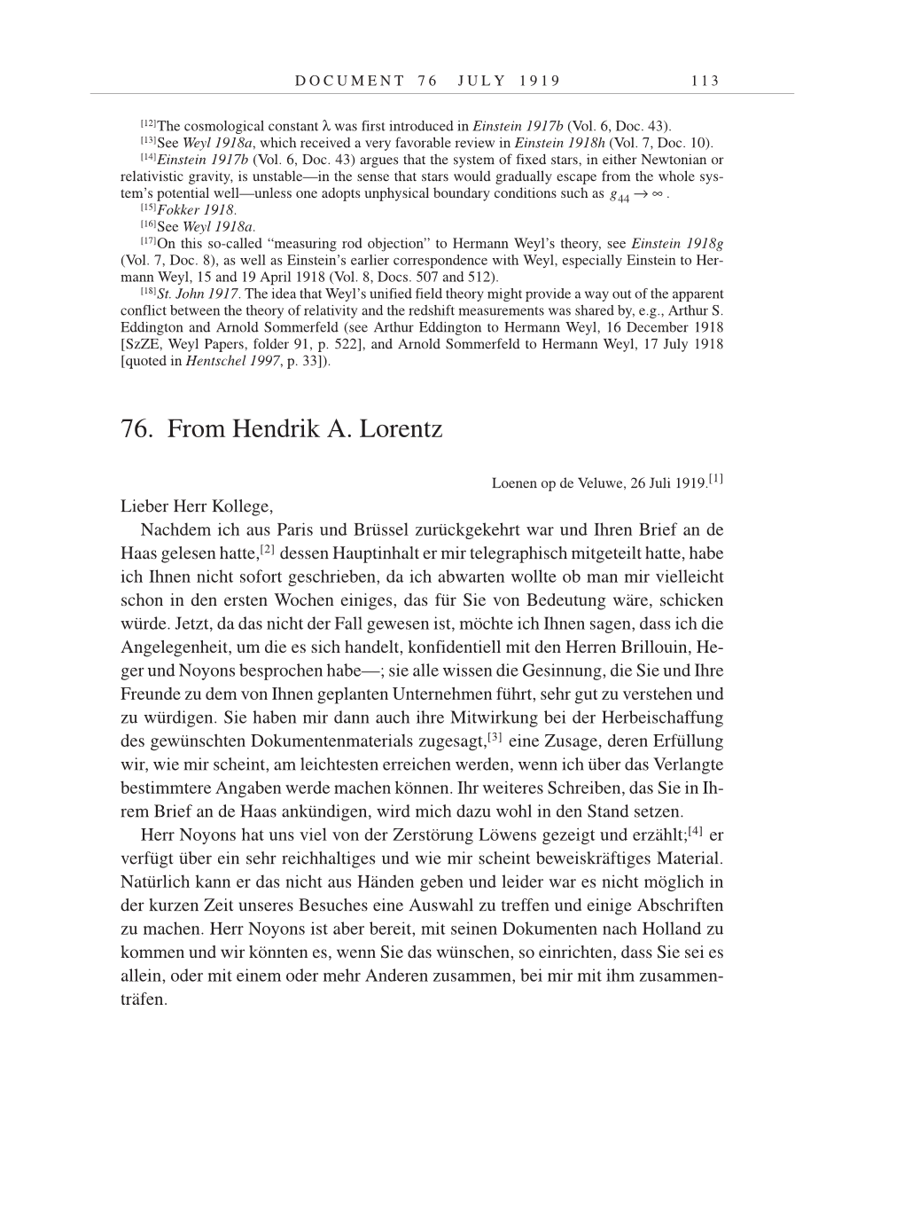 Volume 9: The Berlin Years: Correspondence January 1919-April 1920 page 113