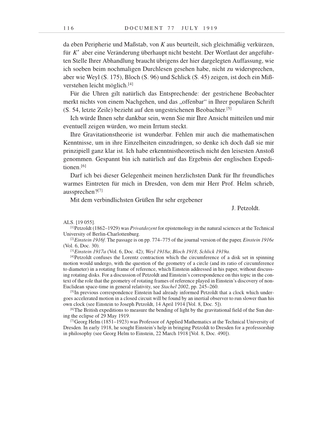 Volume 9: The Berlin Years: Correspondence January 1919-April 1920 page 116