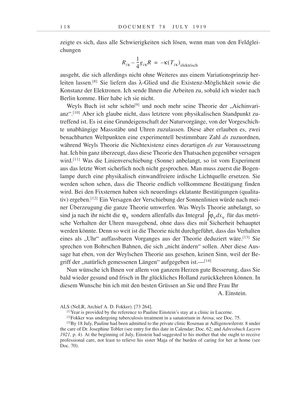 Volume 9: The Berlin Years: Correspondence January 1919-April 1920 page 118