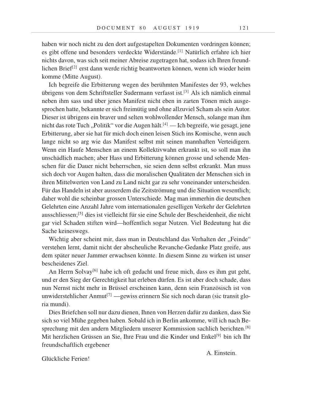 Volume 9: The Berlin Years: Correspondence January 1919-April 1920 page 121