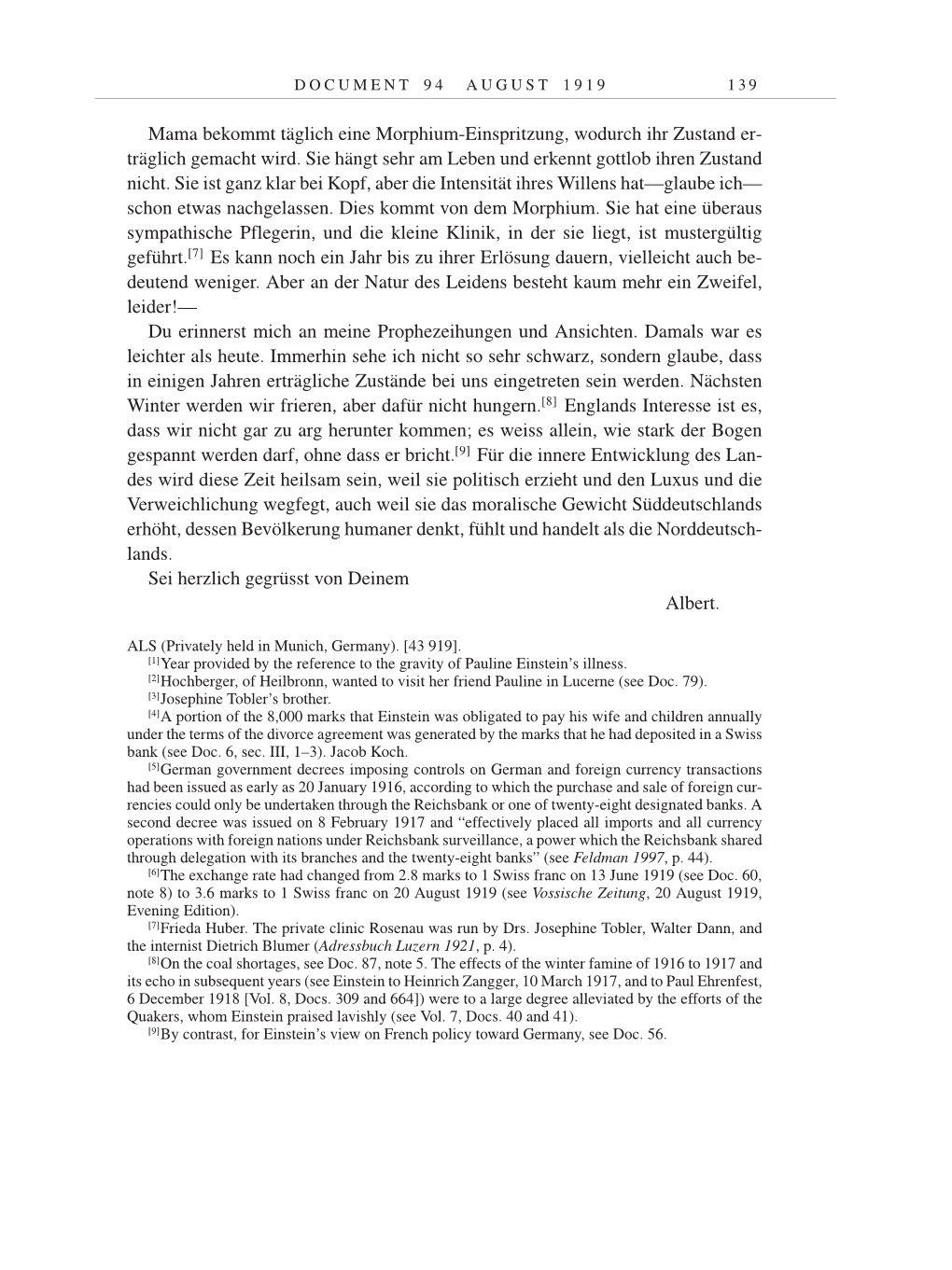 Volume 9: The Berlin Years: Correspondence January 1919-April 1920 page 139