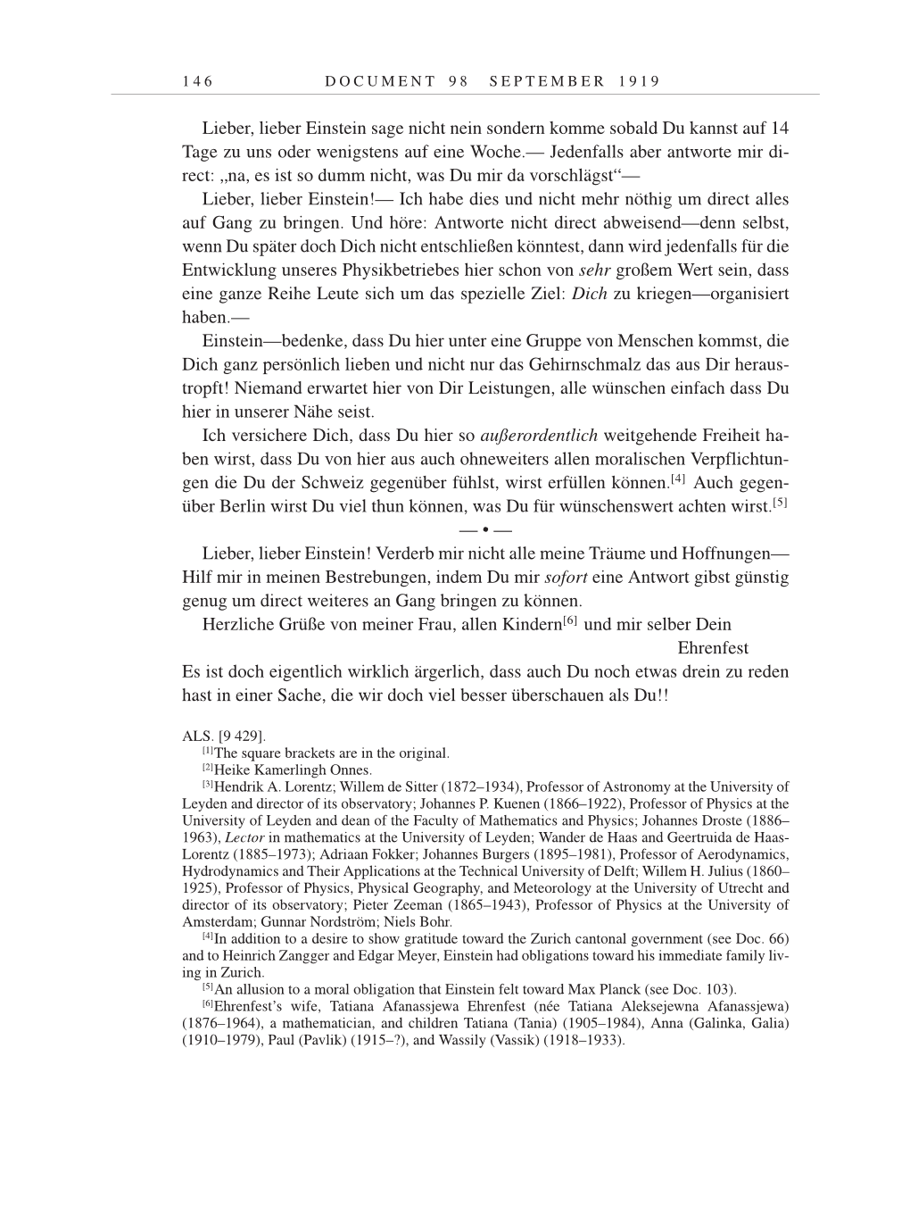 Volume 9: The Berlin Years: Correspondence January 1919-April 1920 page 146