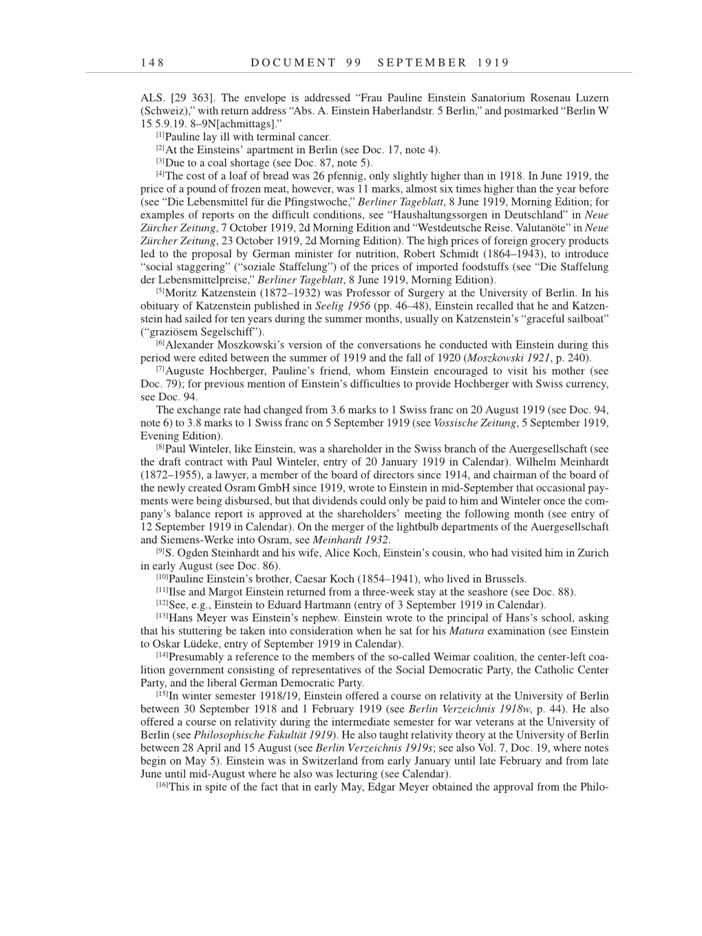 Volume 9: The Berlin Years: Correspondence January 1919-April 1920 page 148