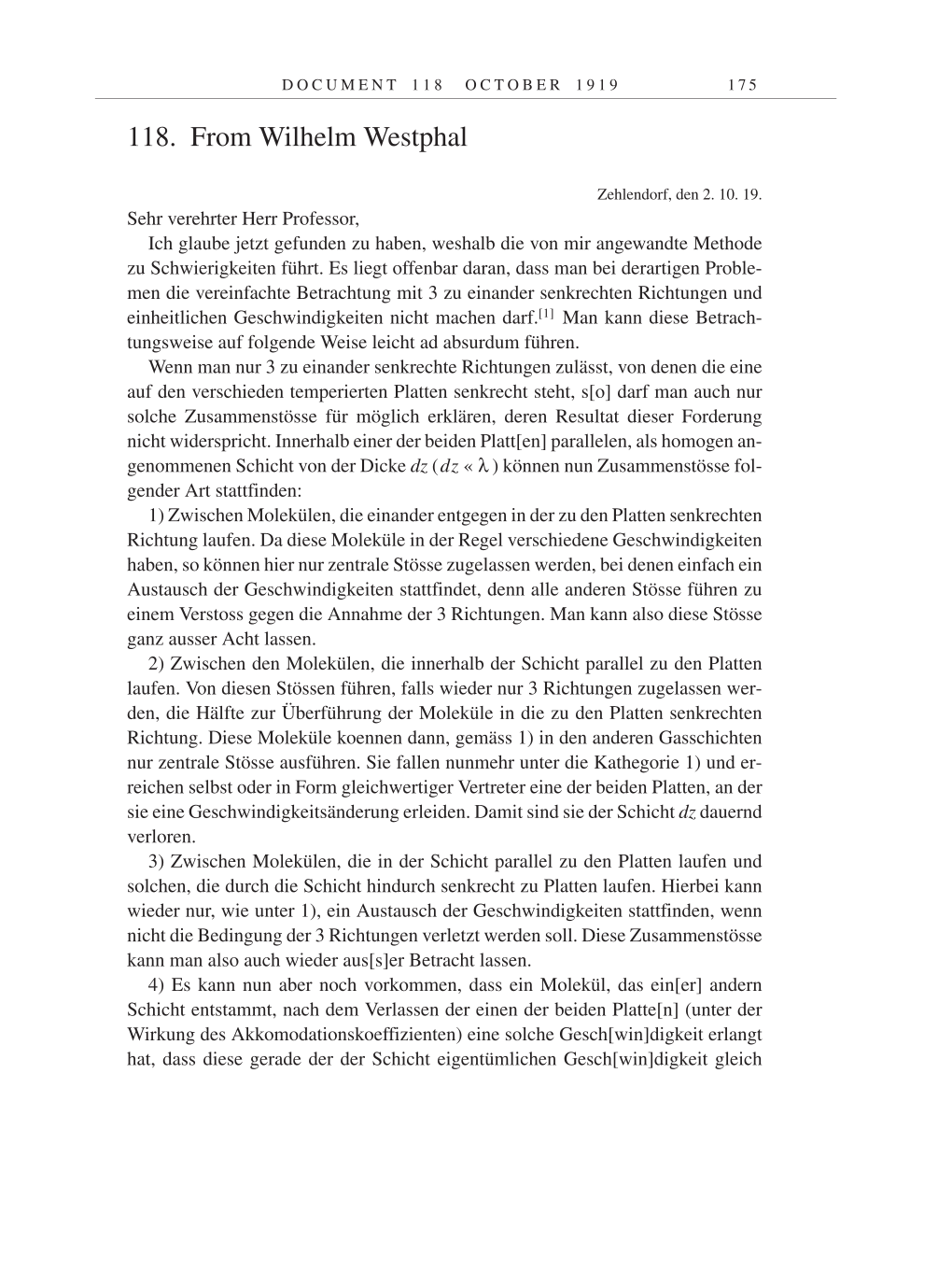 Volume 9: The Berlin Years: Correspondence January 1919-April 1920 page 175